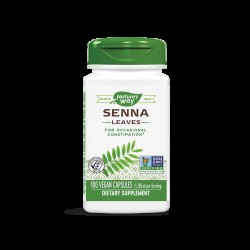 Senna Leaf - Сена (лист) - срещу запек, 450 mg, 100 капсули Nature’s Way