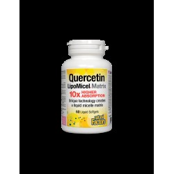 Quercetin LipoMicel Matrix 10 X Higher Absorption/ Кверцетин 250 mg x 60 софтгел капсули Natural Factors