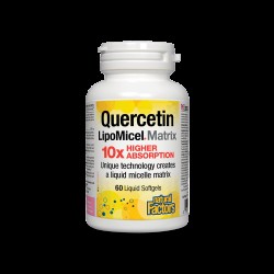 Quercetin LipoMicel Matrix 10 X Higher Absorption/ Кверцетин 250 mg x 60 софтгел капсули Natural Factors