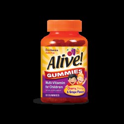 Alive! Multi-vitamin For Children Gummies / Алайв! Мултивитамини за деца x 60 желирани таблетки Nature’s Way