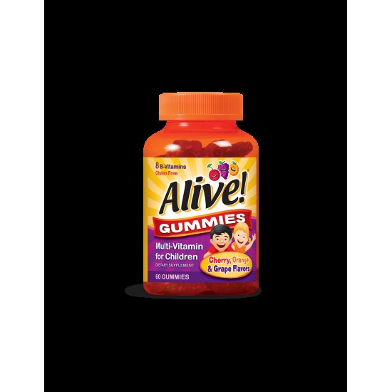 Alive! Multi-vitamin For Children Gummies / Алайв! Мултивитамини за деца x 60 желирани таблетки Nature’s Way