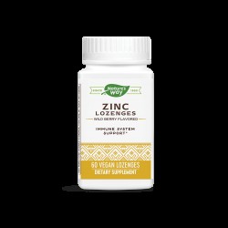 Zinc Lozenges/ Цинк с Ехинацея и Витамин С х 60 таблетки за смучене Nature’s Way