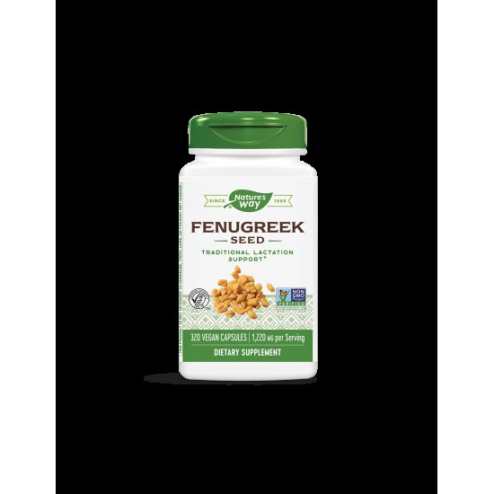 Fenugreek Seed / Сминдух (семена) 610 mg х 320 капсули Nature’s Way