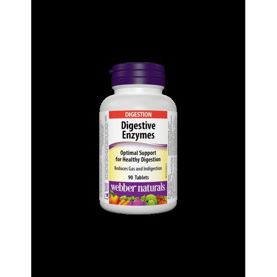 Dygestive Enzymes/ Храносмилателни ензими х 90 таблетки Webber Naturals