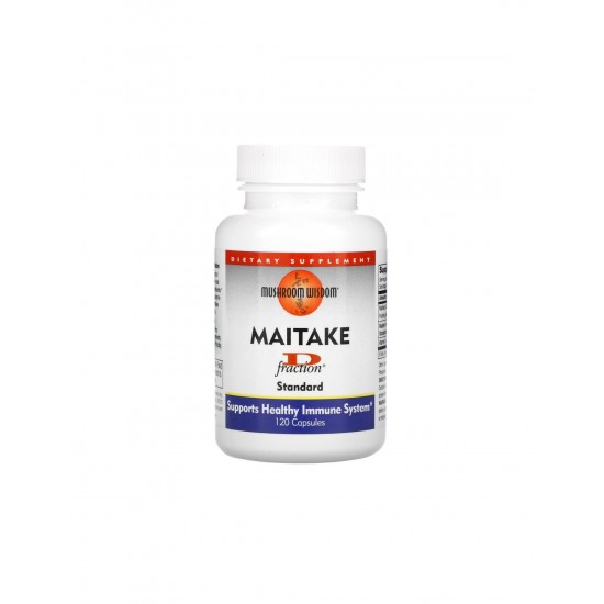 Maitake D-fraction® Standard / Майтаке D-фракция стандарт, 120 капсули Natural Factors