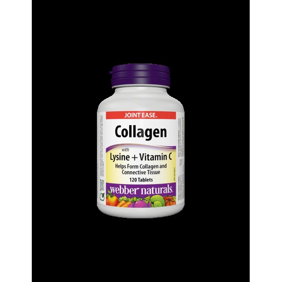 Collagen with Lysine + Vitamin C/ Колаген 500 mg с Лизин и Витамин С х 120 таблетки