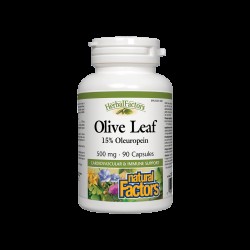 Olive Leaf / Маслина (лист) 500 mg х 90 капсули Natural Factors