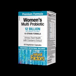 Мултипробиотик за жени - Women`s Multi Probiotic -12 млрд. активни пробиотици, 60 капсули Natural Factors