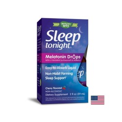 Sleep Tonight™ / Мелатонин, Л-теанин и билки (капки) х 59 ml