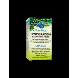 Horseradish Respiratory Relief Whole Earth & Sea®/ Хрян Комплекс х 60 таблетки Natural Factors