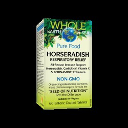 Horseradish Respiratory Relief Whole Earth & Sea®/ Хрян Комплекс х 60 таблетки Natural Factors