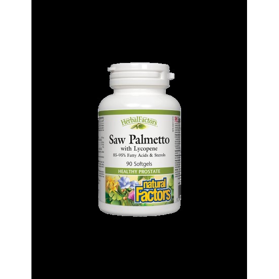 Saw Palmetto with Lycopene/ Сао Палмето с Ликопен х 90 софтгел капсули Natural Factors