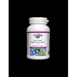 BlueRich® Super Strength Blueberry Concentrate / Синя боровинка супер концентрат, 500 mg, 90 капсули Natural Factors