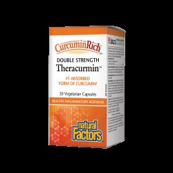 CurcuminRich™ Theracurmin™ Double Strength / Теракурмин, 60 mg, 30 капсули Natural Factors