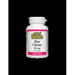 Zinc Citrate / Цинк (цитрат) 50 mg х 180 таблетки Natural Factors