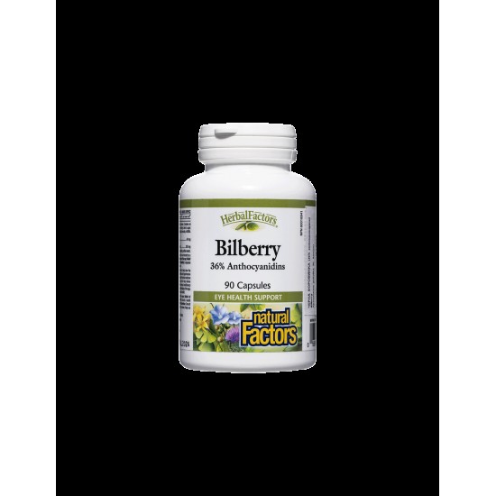 Bilberry / Черна боровинка x 90 капсули Natural Factors