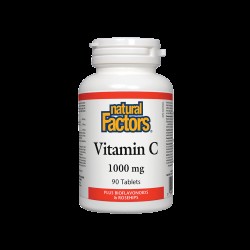 Vitamin C 1000 mg Bioflavonoids and Rosehips / Витамин С 1000 mg с Шипка и Биофлавони x 90 таблетки Natural Factors