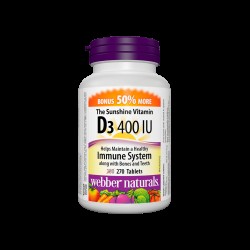 Vitamin D3 / Витамин D3, 400 IU, 270 таблетки