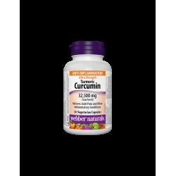 Turmeric Curcumin Ultra Strength / Куркума и черен пипер, 32 500 mg, 30 капсули Webber Naturals