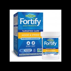 Fortify™ Daily Probiotic Mood and Stress - Фортифай пробиотик срещу стрес, 5 милиарда активни пробиотици, 30 капсули Nature’s Way