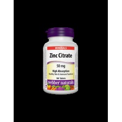 Zinc Citrate / Цинк (цитрат), 50 mg, 180 таблетки