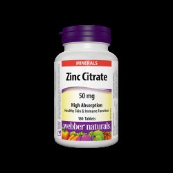 Zinc Citrate / Цинк (цитрат), 50 mg, 180 таблетки