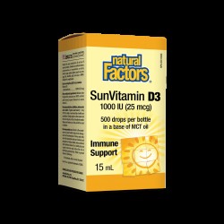 Vitamin D3/ Витамин D3 1000 IU x 15 ml / 500 дози Natural Factors