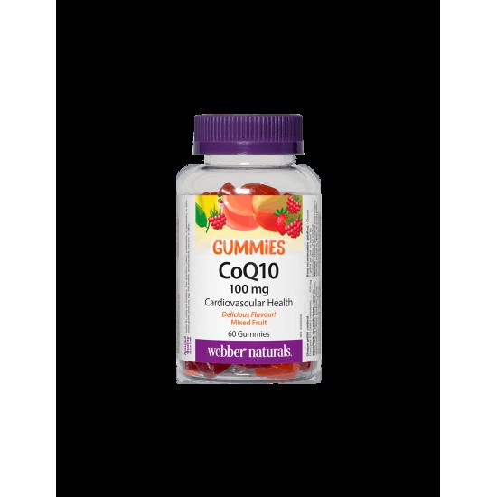 CoQ10 Gummies / Коензим Q10 100 mg, 60 желирани таблетки Webber Naturals