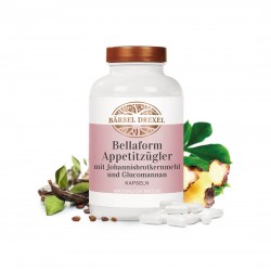 Bellaform Appetitzügler mit Johannisbrotkernmehl und Glucomannan/ Глюкоманан с рожков, 180 капсули Bärbel Drexel