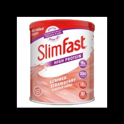 SlimFast® High Protein / Протеинов шейк за контрол на теглото, 438 g, с вкус на ягода