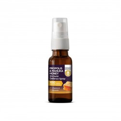 Propolis & Manuka Honey Immune Defence Spray 100 M.Е.D.® / Спрей за уста с мед от манука, прополис и витамин D, 20 ml