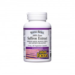 Saffron Extract 100%  Екстракт от шафран 60 V капсули Natural Factors