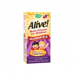 Alive! Multi-Vitamin for Children Gummies / Алайв! Мултивитамини за деца, 30 желирани таблетки Nature’s Way