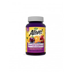 Alive! Women’s 50+ Premium Gummies multivitamin / Алайв! Премиум мултивитамини за жени 50+ , 75 желирани таблетки Nature’s Way