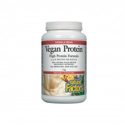 Vegan Protein High Protein Formula / Веган протеин с вкус на ванилия Natural Factors