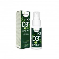 K2 + D3 Spray/ Витамин К2 + D3/ Орален спрей, 25 ml, 125 дози, 100% Vegan