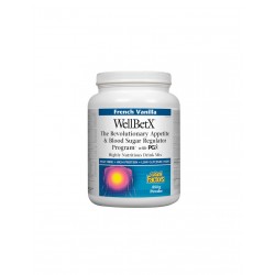 WellBetX с PGX - Контрол на апетита и кръвната захар, 854 g прах, с вкус на ванилия