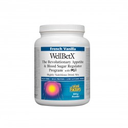 WellBetX с PGX - Контрол на апетита и кръвната захар, 854 g прах, с вкус на ванилия