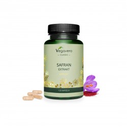 Safran Extrakt/ Шафран екстракт, 120 капсули, 100% Vegan Vegavero