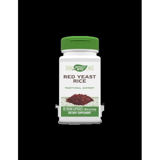 Red Yeast Rice / Червен ориз (дрожди), 60 капсули Nature’s Way