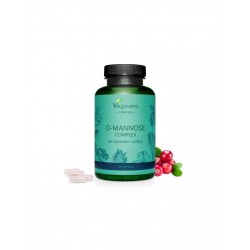 D-Mannose Complex mit Cranberry + Acerola/ Д-маноза комплекс с червена боровинка и ацерола, 120 капсули, 100% Vegan Vegavero