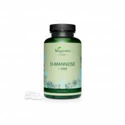 D-mannose + zink/ Д-маноза + цинк, 120 капсули, 100% Vegan Vegavero