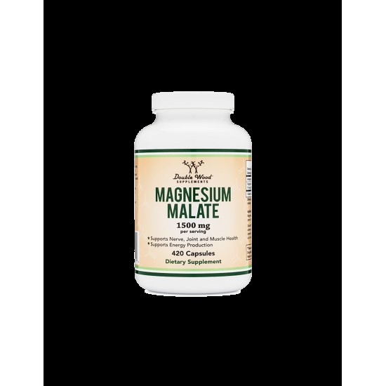 Magnesium malate/ Магнезий малат, 420 капсули Double Wood