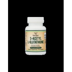 S-Acetyl-L-Glutathione/ S-Ацетил-L-Глутатион, 60 капсули Double Wood