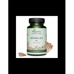 Natural B12 BIO aus Shiitake/ Витамин В12 (от био медицински гъби шийтаке), 60 капсули, 100% Vegan Vegavero