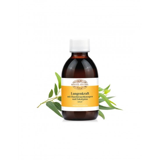 Lungenkraft mit Haselstrauchknospen und Eukalyptus / Билков сироп за дихателната система, 200 ml Bärbel Drexel