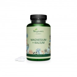 Magnesium + Kalium/ Магнезий + Калий, 180 капсули, 100% Vegan Vegavero