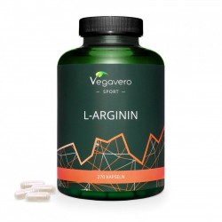 L-Arginin/ Л-Аргинин, 270 капсули, 100% Vegan Vegavero