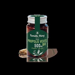 Propolis Verte BIO / Био зелен прополис 500 mg, 60 капсули Famille Mary