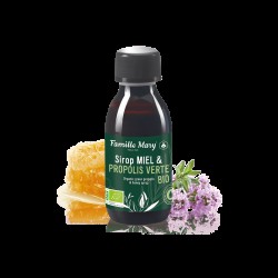 Sirop Miel & Propolis Verte Bio / Сироп с Пчелен мед и Зелен прополис органик, 150 ml Famille Mary